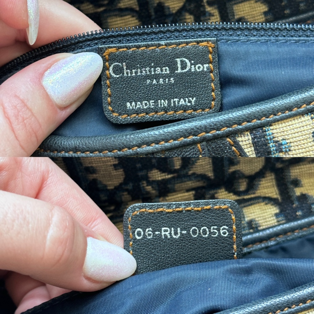 VINTAGE🤎Dior🤎Oblique Saddle Bag - Picture 14 of 14